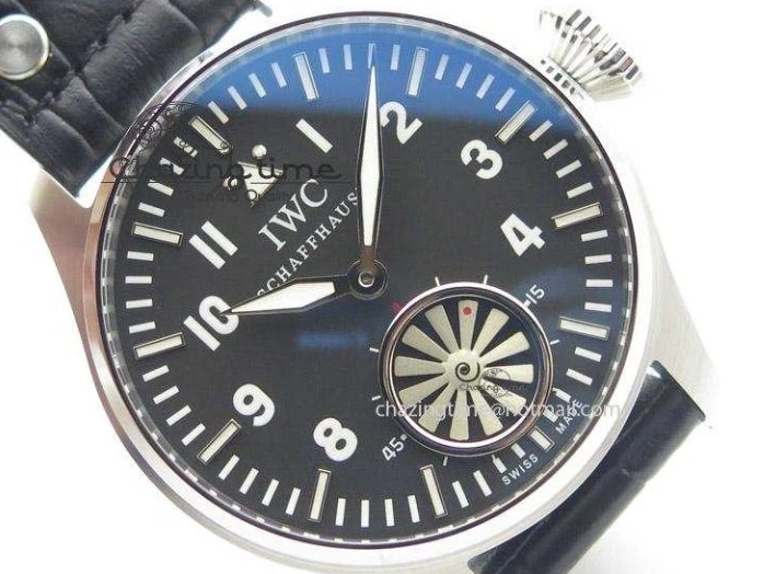 MIROTIME 0820 Breathable Big Pilot “Markus Buhler” IW5003 Turbine Movement V6F Best Edition On Leather Strap A 7334
